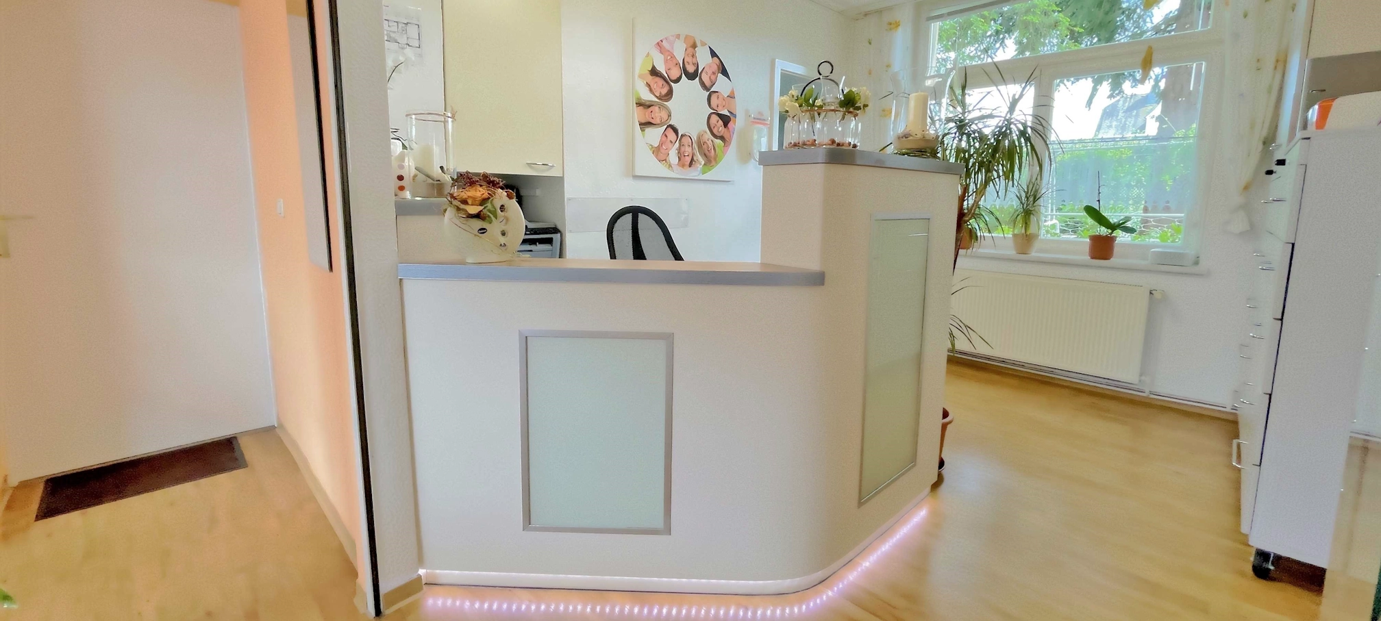 Rezeption der Zahnarztpraxis Dr. Scholz